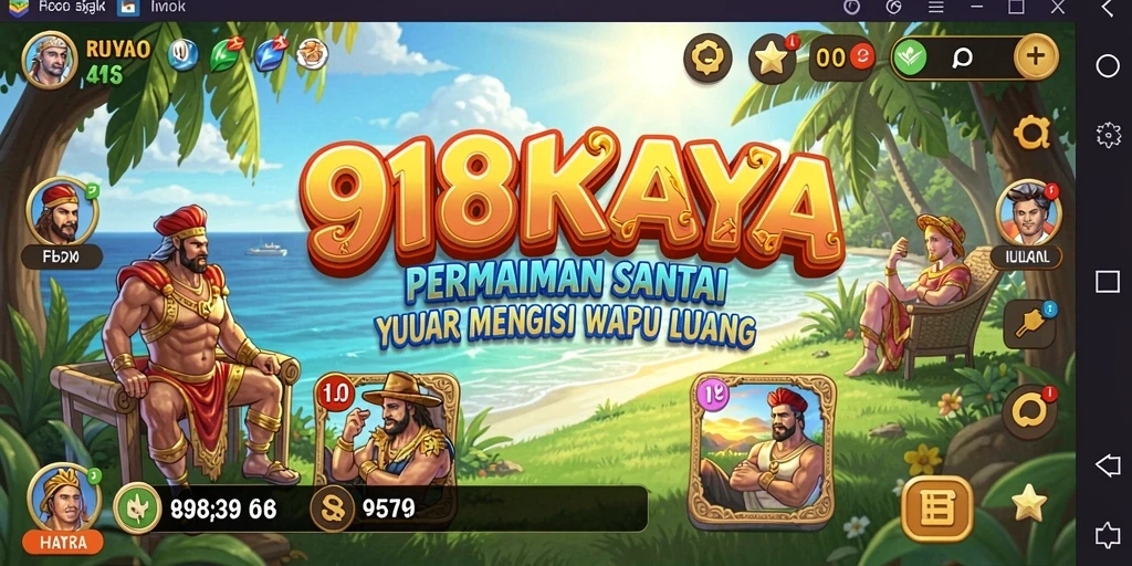 Tampilan gameplay seru dan menawan dalam 918KAYA.