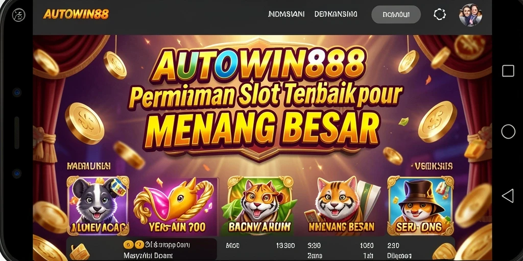 Tampilan gameplay Slot AUTOWIN88 yang menarik dan penuh warna.