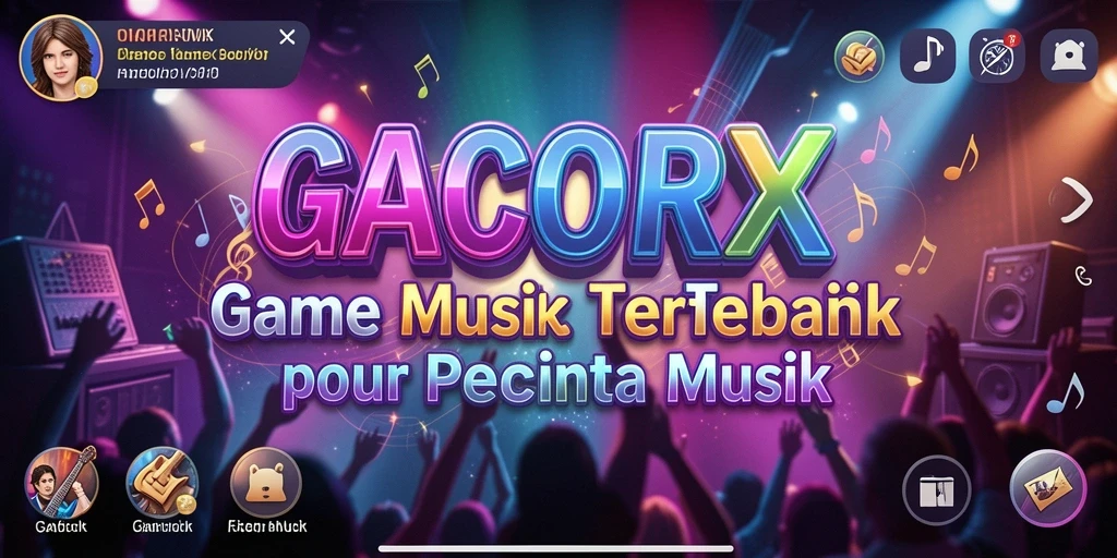 Tampilan menarik dari gameplay GACORX yang penuh warna.