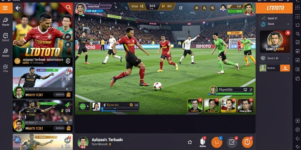 Screenshot LTDTOTO menampilkan fitur taruhan olahraga yang menarik.