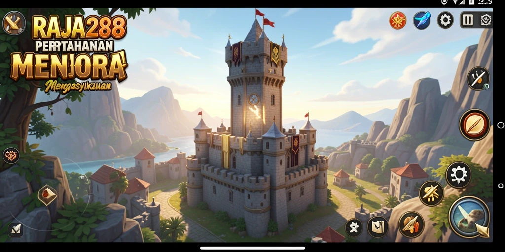 Gameplay menara pertahanan yang menegangkan di RAJA288.