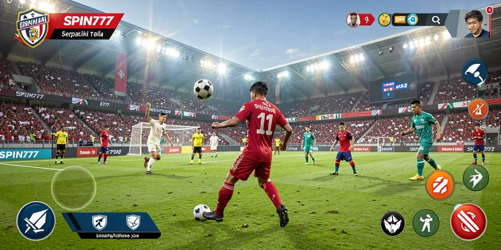 Tampilan gameplay yang seru dalam SPIN777 saat menampilkan pemain beraksi.