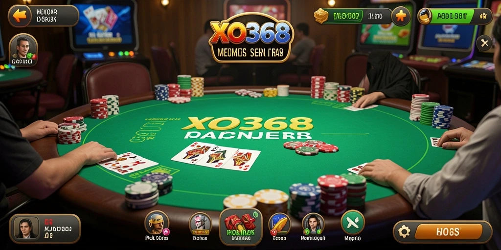 Gameplay seru poker dengan pemain dari berbagai latar belakang.
